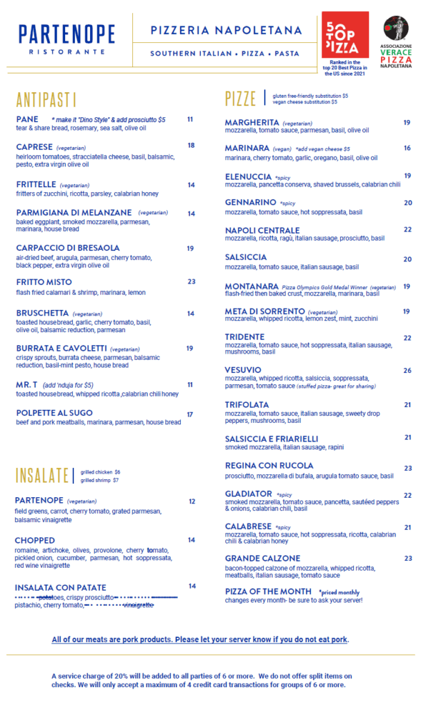 Richardson Dinner Menu pg1